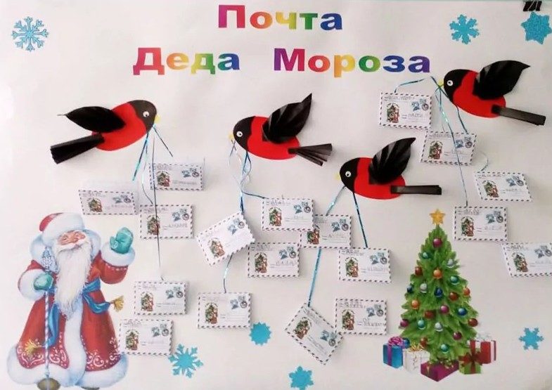 Новогодняя стенгазета в институт