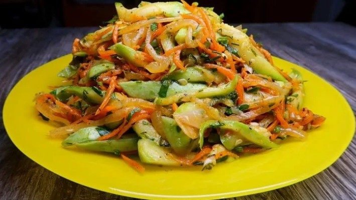 Кабачки по-корейски