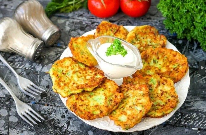 Кабачковые оладьи