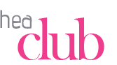 Logo ženskej krásy a klubu zdravia Healclub.ru
