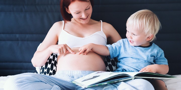Tell us about pregnancy to the firstborn in an original and interesting