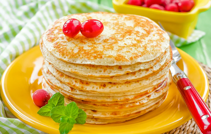 Pancakes with expired eggs