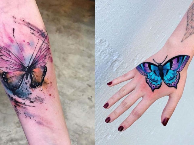 Babochka Tattoo: significato per ragazze, donne, uomini, schizzi. Quali tatuaggi sono combinati con una farfalla?