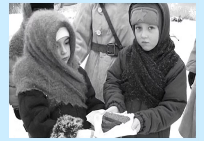 Fotók az ostromolt Leningrád gyermekeiről