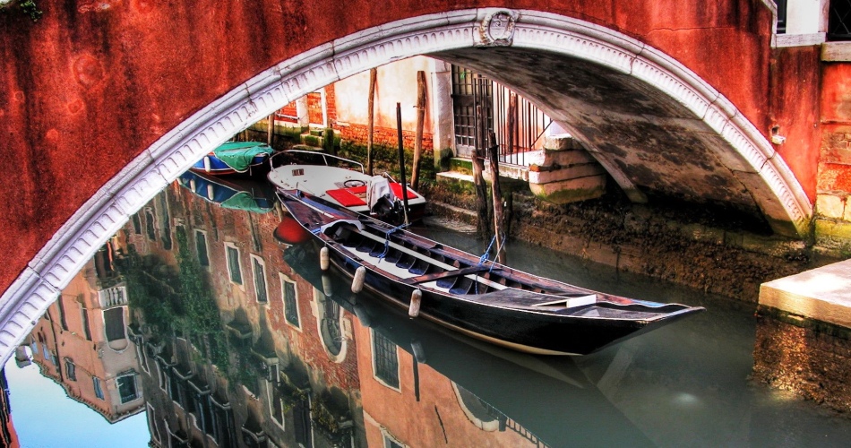 Kanal v Benetkah, Italija