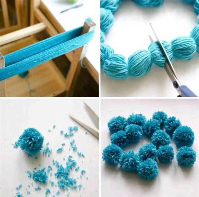 Pompons for the rug