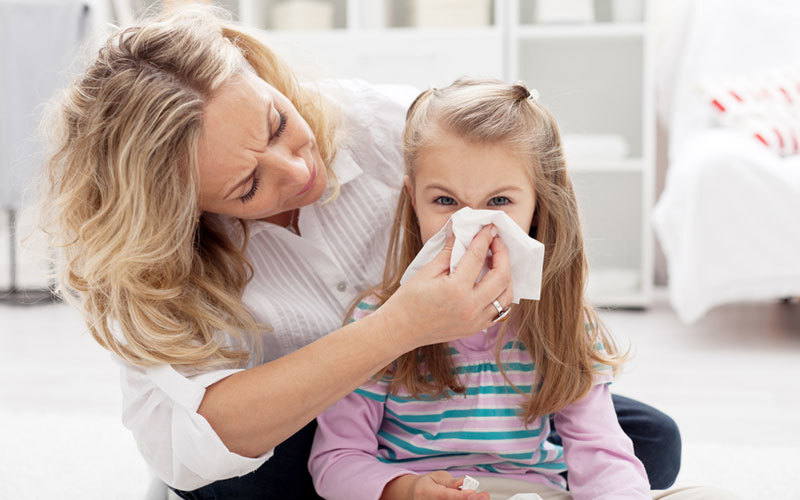 Sinusitis in a child