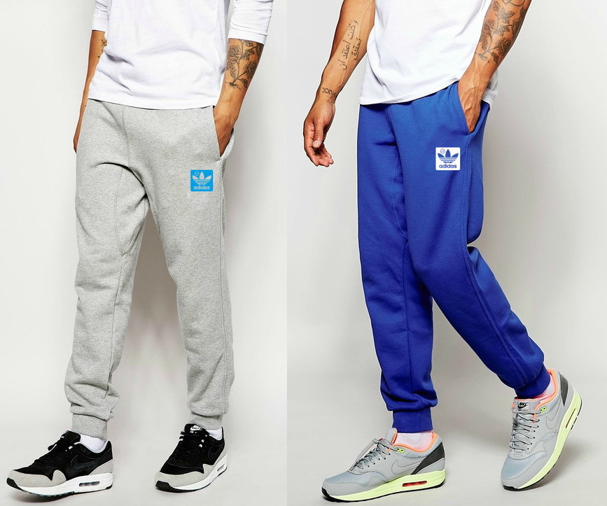 Men's sports cut pants. Adidas company