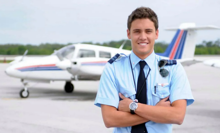 Aviation university student after college