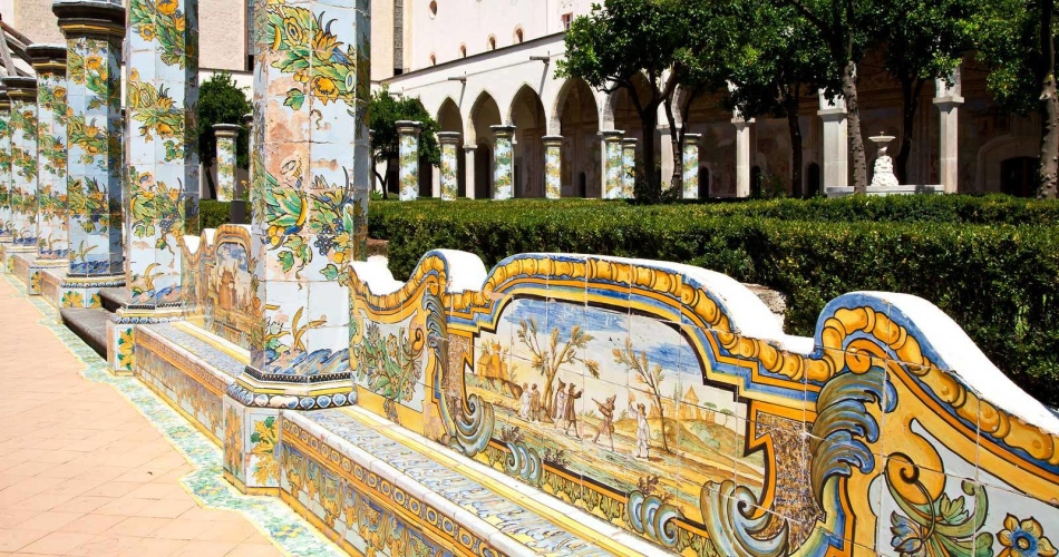 Basilique Santa Chiara, Naples, Italie