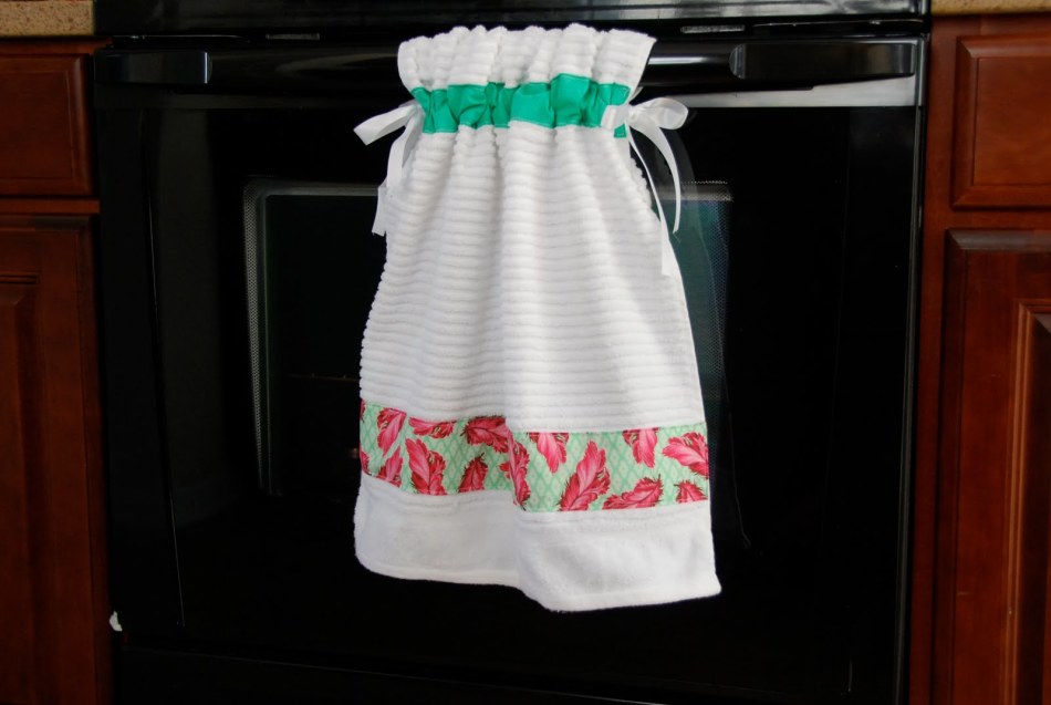 A towel in the form of a sundress