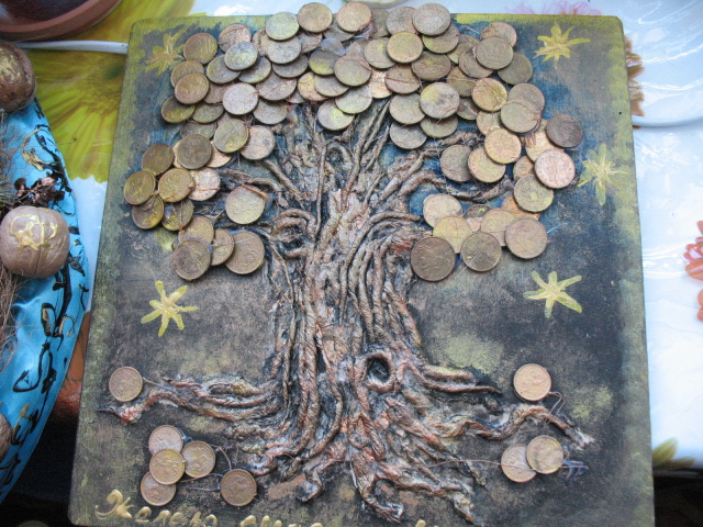 Как сделать денежное дерево из купюр?