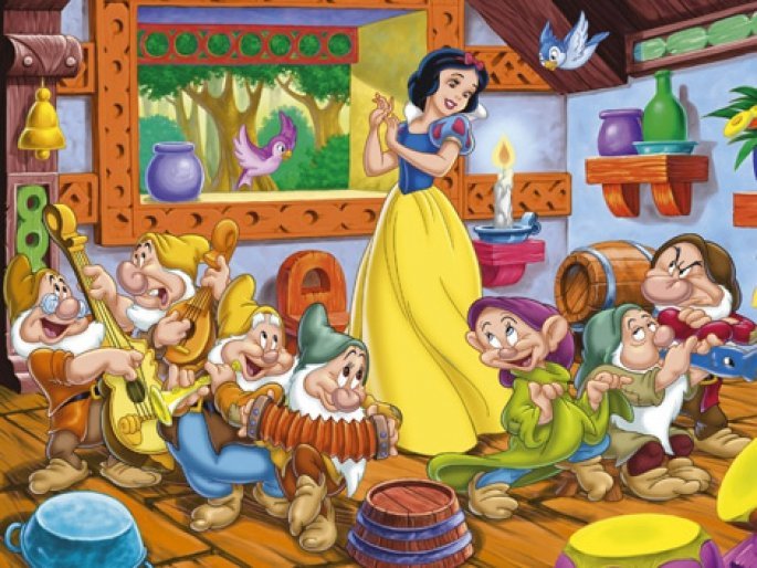 Contes sur Snow White pour les adultes d'une manière nouvelle