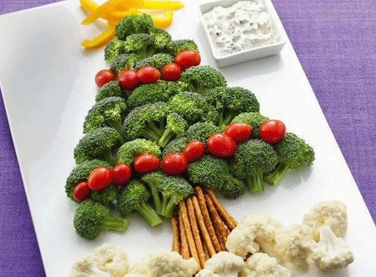 Var noga med att lägga grönsaker på bordet
