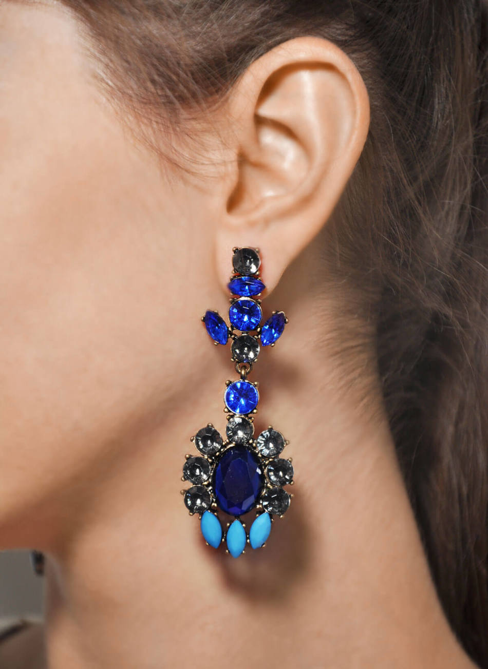 Earrings with stones on 2022-2023 from J Crew