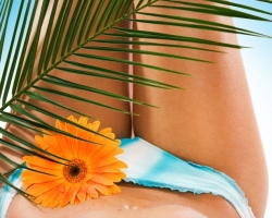 Bikini -Depilation und Haarentfernung, Bikini -Design: Ansichten, Ideen, Fotos, Haarschnitte, Tattoo -Skizzen