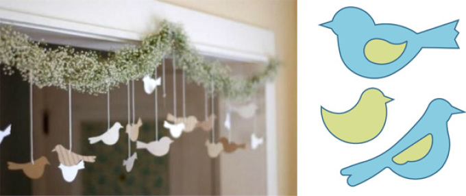 ფანჯრების გაფორმება სამოსით პეპლებით და ქაღალდის ფრინველებით ახალი წლისთვის საკუთარი ხელით: იდეები, ფოტოები