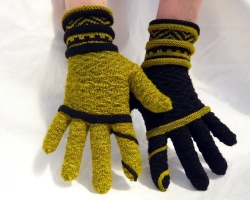 Gants de tricot avec des aiguilles à tricot pour les débutants: une manière simple. Comment tricoter les doigts sur les gants de tricot?