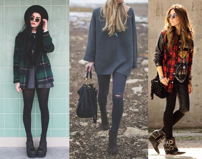 Choose long sweaters and dark color