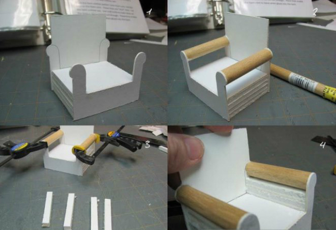 Как сшить кукольное мягкое кресло своими руками из подручных материалов: шаг2