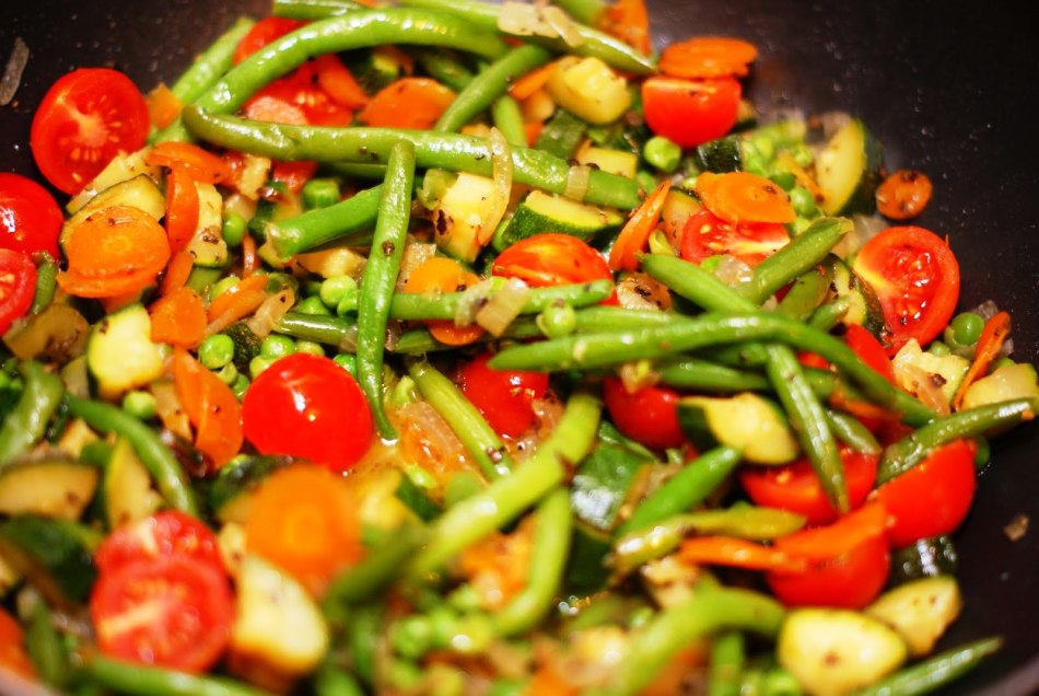 Comment faire frire les légumes surgelés?