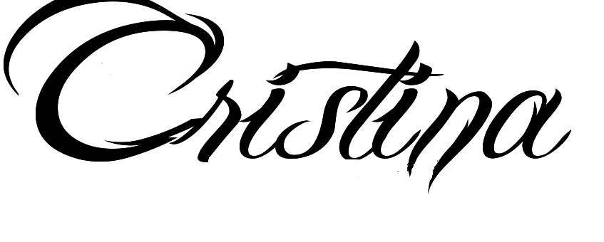 Original tattoo named Christina