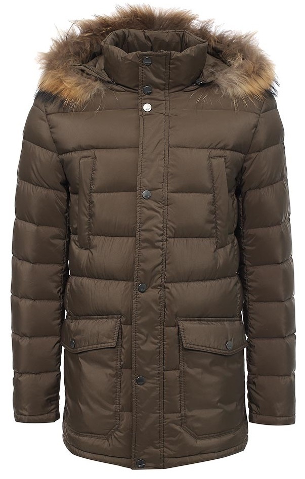 Brown down jacket from Tom Farr