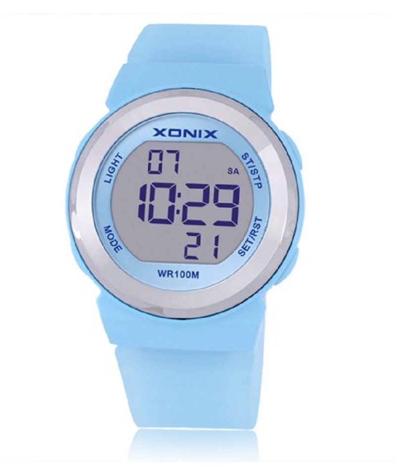 Голубые часы от xonix