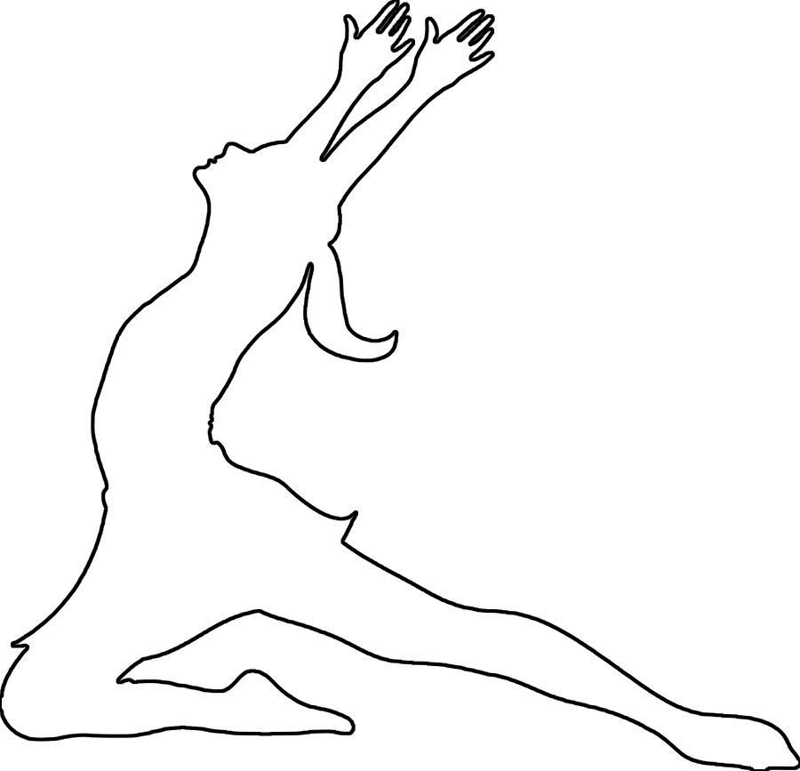 Mize balerin za rezanje in lepljenje, primer 3
