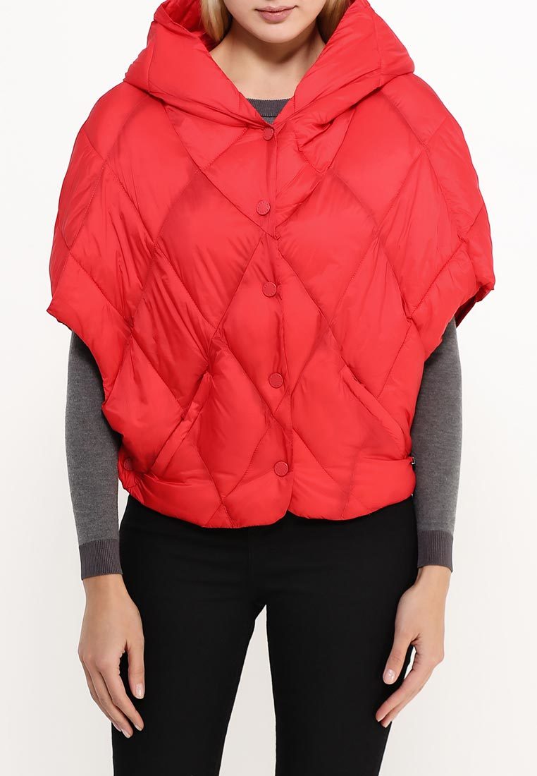 Stylish red down jacket from Rinasciento