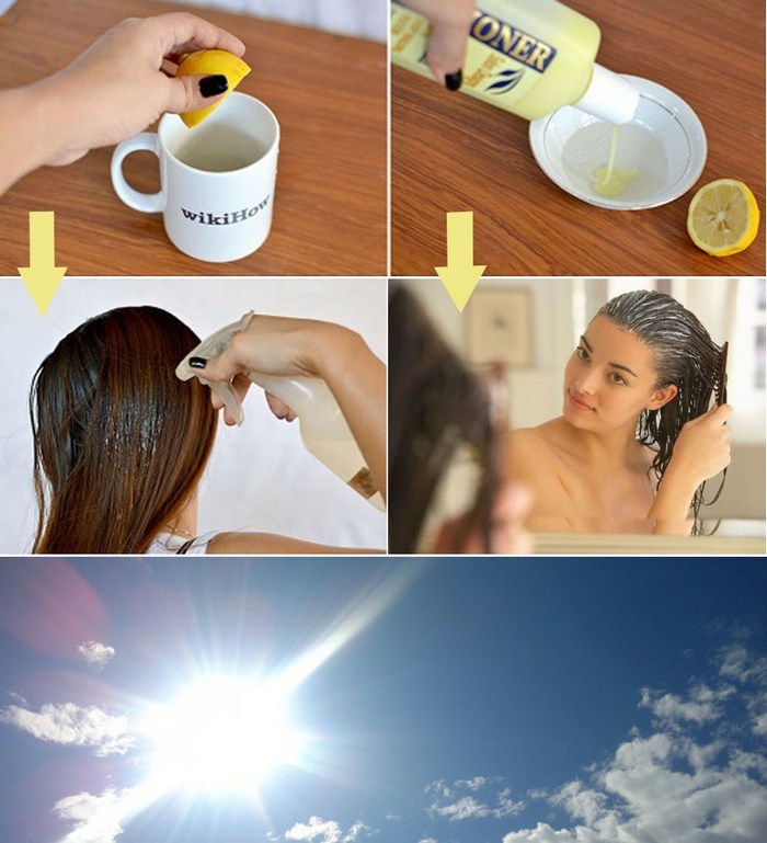 Как закрепить краску на волосах лимоном