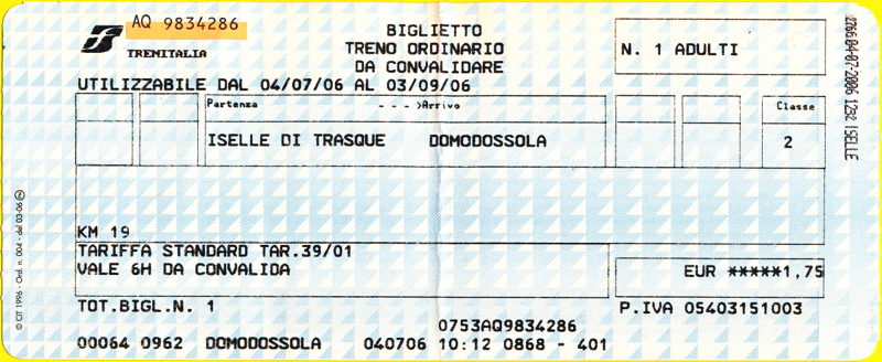 Trainitalia Tren Bileti (Trenitalia)