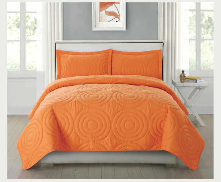 Оранжевый цвет постельного белья по фен-шуй