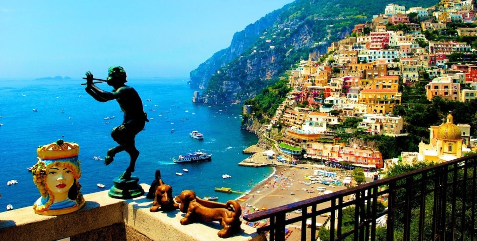 Amalfi Coast, Nápoly Riviéra, Olaszország