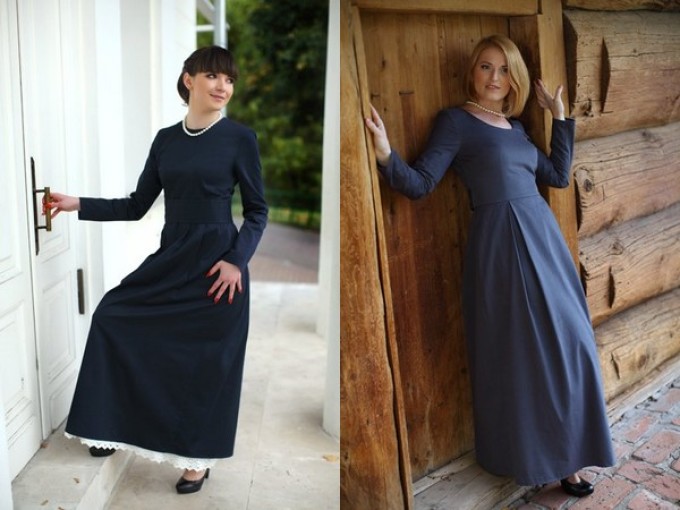 Какой длины должна быть юбка в церкви по канону?