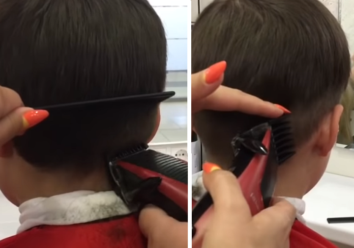 Как подстричь маленького мальчика дома ножницами пошаговая инструкция