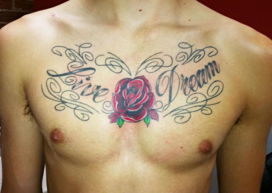 Tattoo on the chest 2