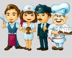 Riddles about professions - about female, male, military professions, about the profession of a policeman, engineer, driver, teacher, cook, doctor: the best selection for preschoolers and schoolchildren