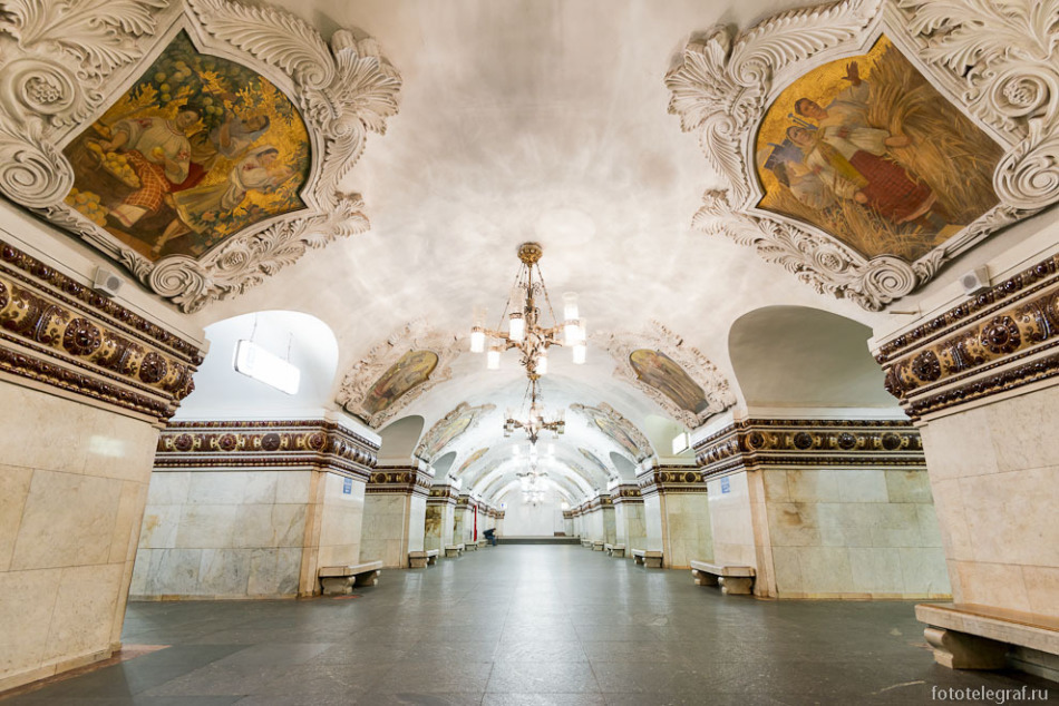 The attraction of Moscow - Metro