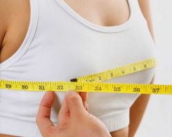 How to find out the size of the female breast? Which chest girth corresponds to 1, 2, 3, 4, 5, 6, 7 breast size?