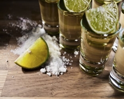 TECILA: How to drink and how to bite? How do they drink tequila with salt and lemon or lime? How do they drink tequila in Mexico and in Russia, what is they drinking?