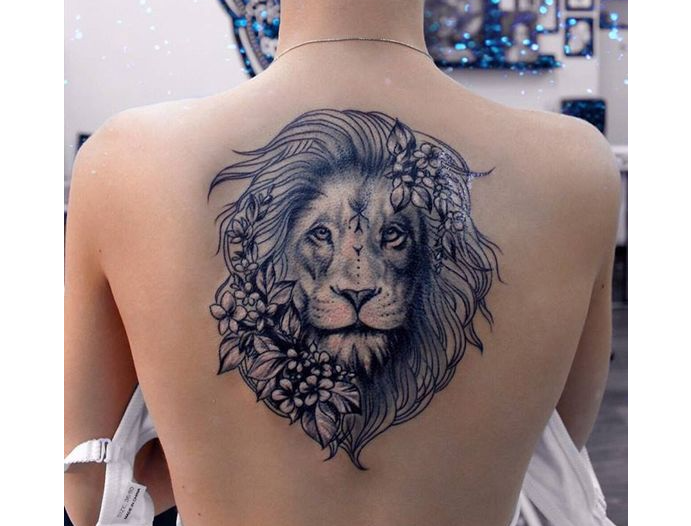 Impressive tattoos with lions