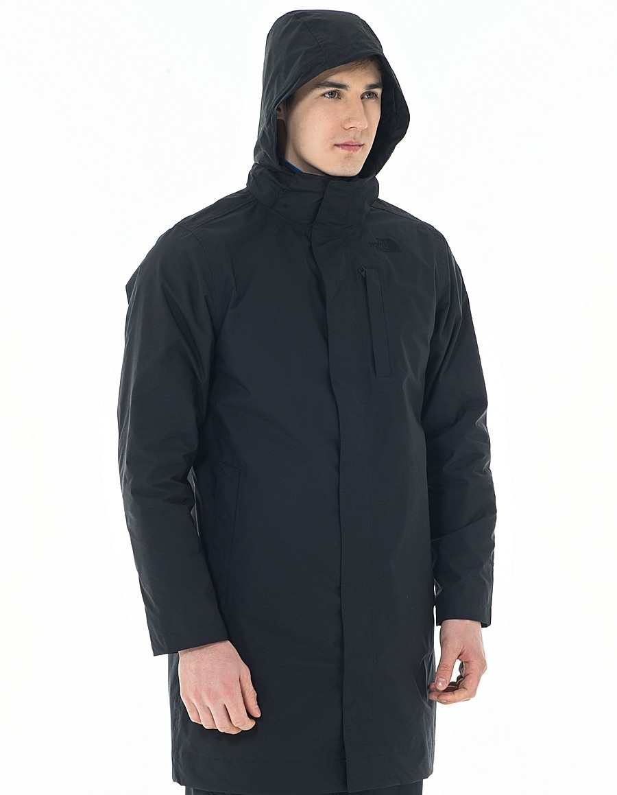 Convenient black sports style cloak - Spring 2023