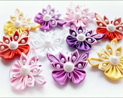 Kansashi for beginners: weaving from ribbons. What is needed to work in the Kansashi technique? How to make round and sharp petals for kanzashi flowers? What can be done in Kanzashi technique?