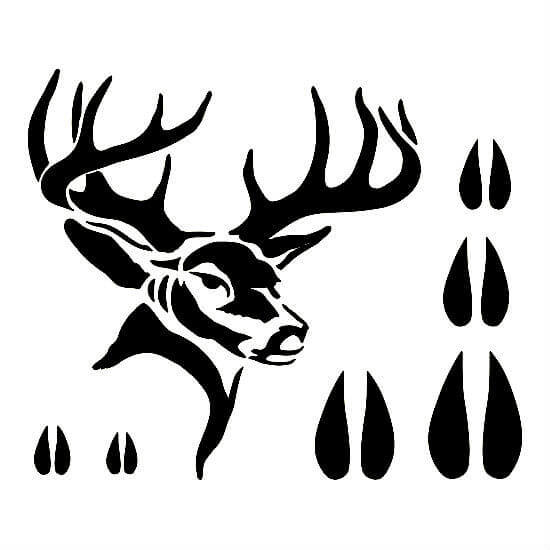 Deer stencils