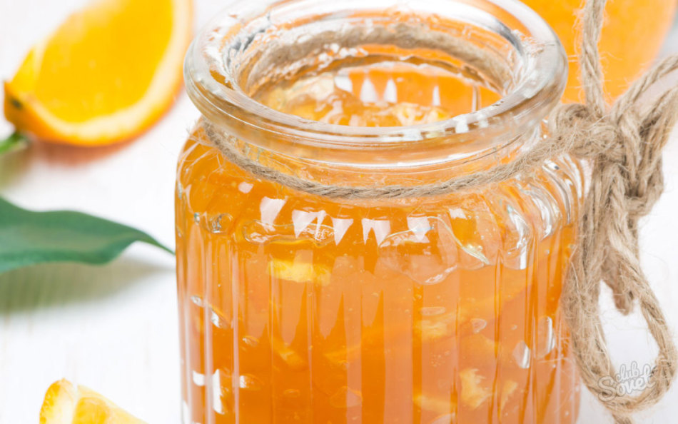 Sweet pumpkin jam with orange and lemon