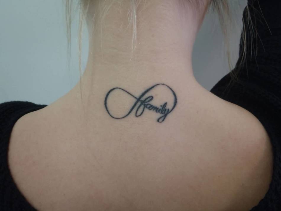 Tattoo on the neck 1