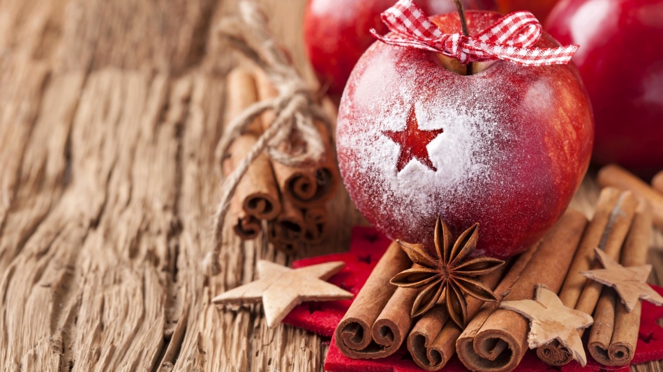 Рождественские яблоки с корицей, бремен