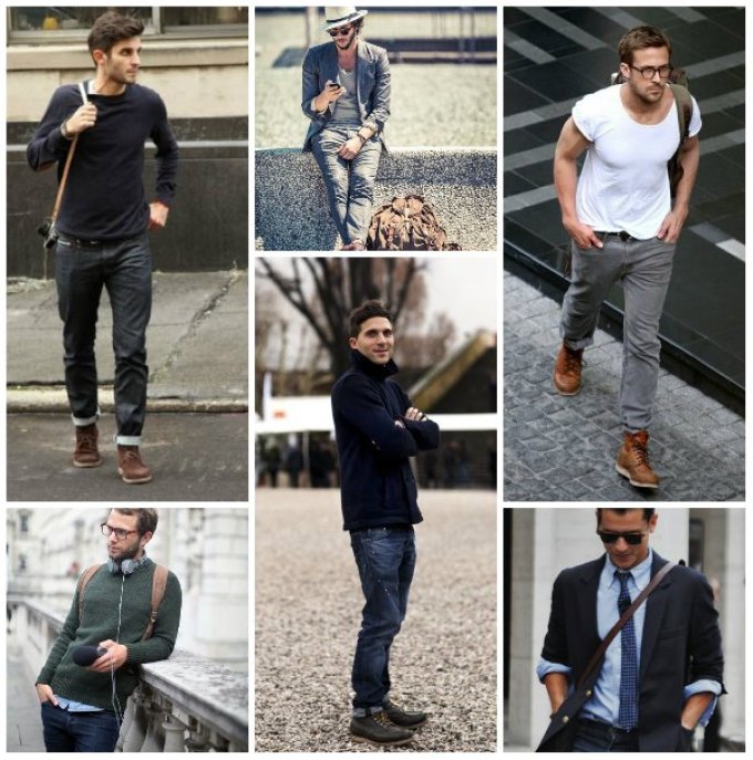 Светло-серые джинсы с чем носить мужчинам?