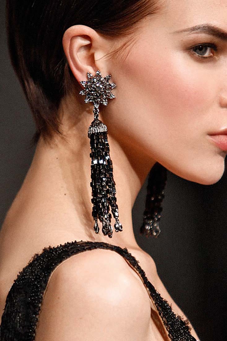 Silver and stones ward earrings on 2022-2023